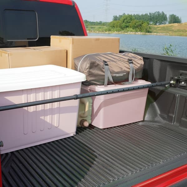 Säännelty tavaratanko pick-up kuorma-auton sängyn pidike, säädettävä 40"-73", kestävä räikkävakain