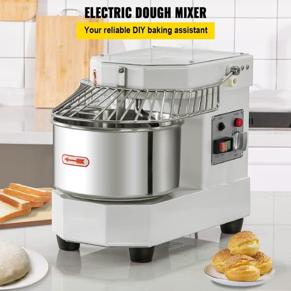 Kommerciel dejmixer Spiralblander, 8,5 Qt rustfrit stål, kraftfuld, effektiv, holdbar