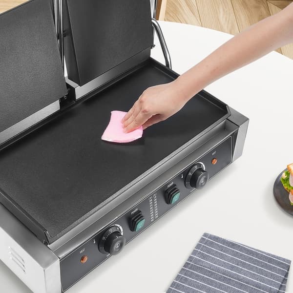Kommersiell Panini Press Grill, Elektrisk Smörgåsgrill, Ugn för Smörgåsar, Effektiv Värme, Kompakt Design