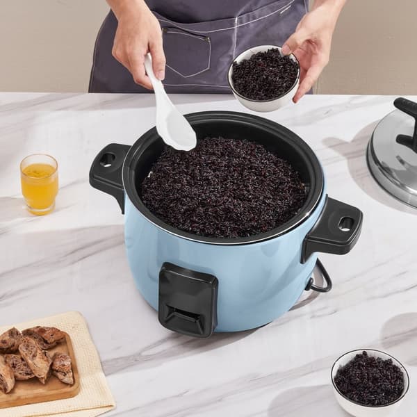 Kommerciel riskoger 40-kopper, non-stick gryde, 8L, 24 timers hold varm, restaurantudstyr