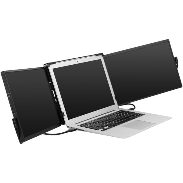 Laptop Skærmforlænger 14" HD 1080P bærbar skærm til 13"-17" bærbar computer, kompakt, letvægts design, plug-and-play