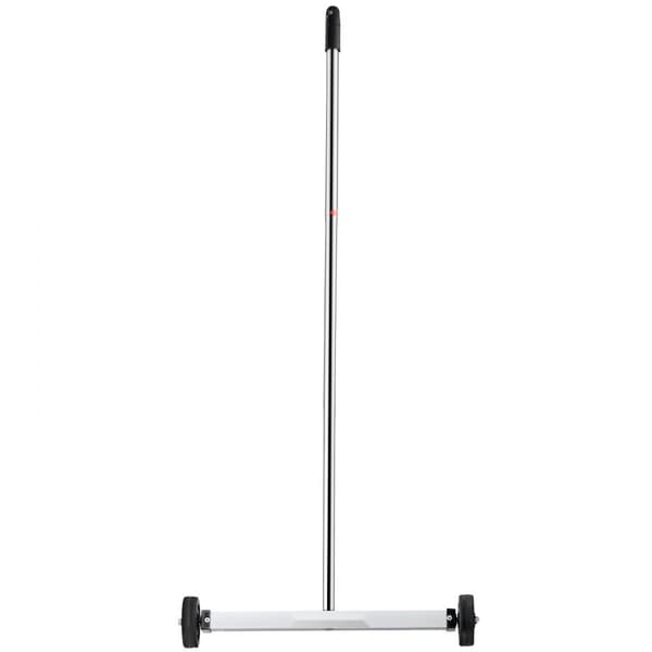Magnetisk sopmaskin med hjul 17 tum, Mini 10 lbs kapacitet, justerbart handtag, kompakt och lättviktig