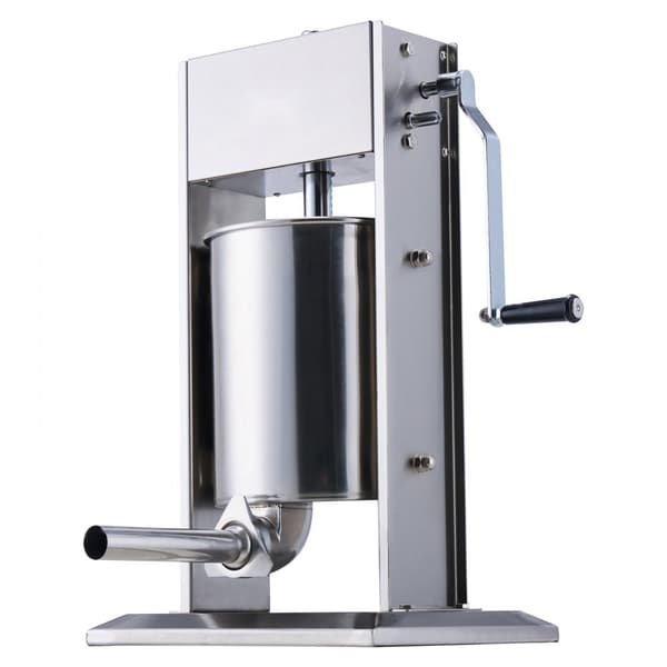 Manuel Pølsestopper 10 L, Vertikal Pølsemaskine i 304 Rustfrit Stål, Holdbar, Effektiv Pølseproduktion