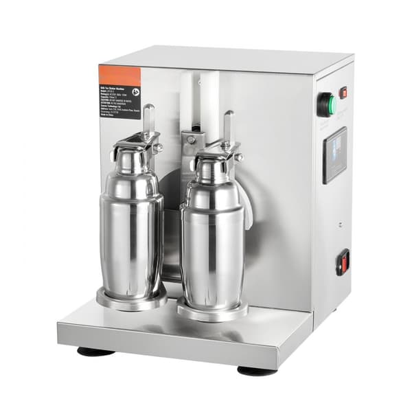 Milkshake Maker 120W, Elektrisk Te Shaker, Rustfrit Stål, Kommerciel Maskine, Hurtig og Effektiv