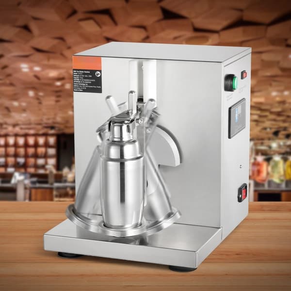 Milkshake Maker 120W, Elektrisk Milk Tea Shaker, Rustfrit Stål, Kommerciel Maskine