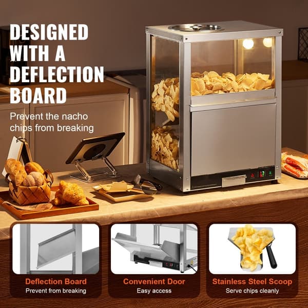 Nacho Chips Varmer 84.5QT/80L, til Nacho Chips, Popcorn, Peanuts og Kartofler.