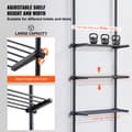 Miniatyrbillede 3 af 9: Toiletopbevaring 4-lags badeværelseshylde, pladsbesparende organiser med moderne design