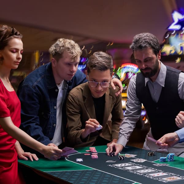 Pokerbordplade 70 x 35 tommer, foldbar pokermåtte til 6-8 spillere, inklusiv taske, grøn