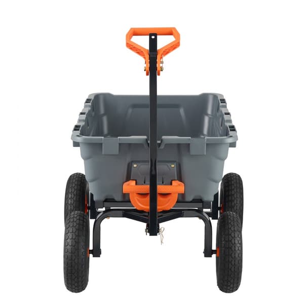 Poly Garden Dump Cart 6,48 kuutiojalkaa, 1200 lbs, Raskaat pihakärryt ja vaunut