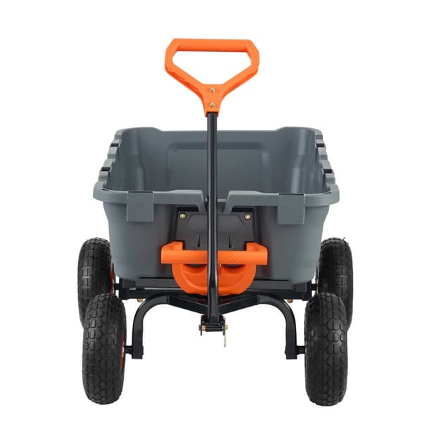 Poly Garden Dump Cart - Raskaat Pihakärryt 800 lbs, 10" Renkaat, Kestävä ja Käytännöllinen