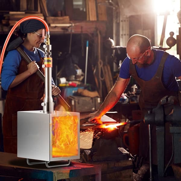 Kannettava Propaanikahva 1 Polttava Farrier Forge 2600℉ Veitsiteline Metallityökalu