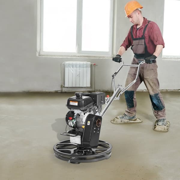 Power Walk-Behind Cementspartel 24" 6HK Gasdrevet med Flydepande Blade, Effektiv og Holdbar