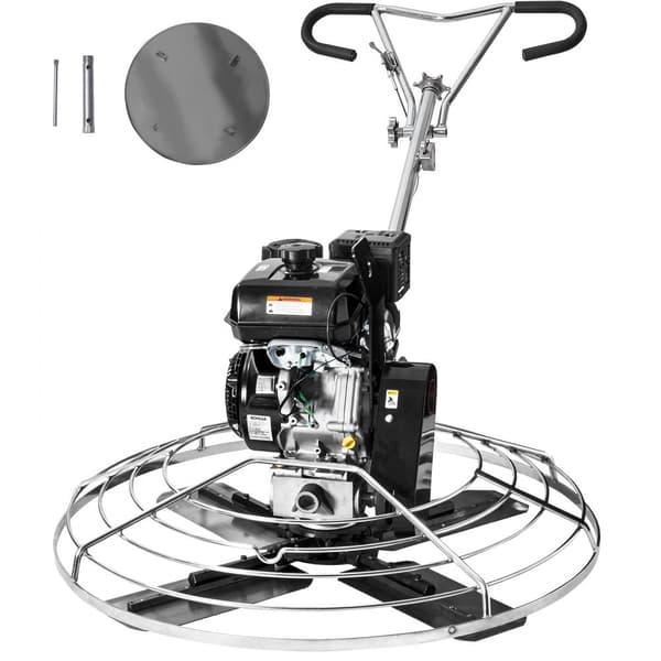 Cementspartel 46" Power Walk-Behind, 14HK Gasdrevet, Flydepandeblad, Høj Effektivitet, Ergonomisk Design