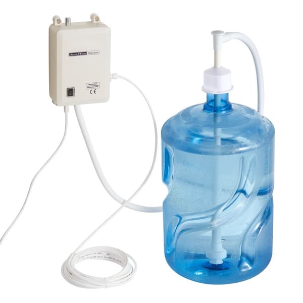 Pump- och vattendispenser för 5-gallon flaskor, automatisk elektrisk dispenser, enkel inloppspump, effektiv vattendispenser