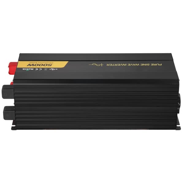 Ren sinusbølge inverter, 5000W, DC12V til AC230V, LCD-skærm, høj effektivitet, støjsvag drift