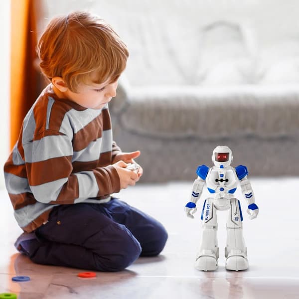 RC Robotleksak för barn, Pratar, Dansar, Fjärrkontroll, Programmerbar, Rolig och Lärorik