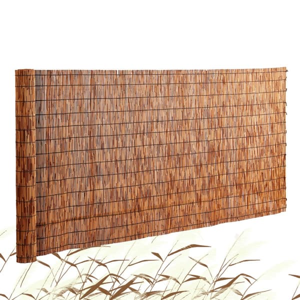 Reed hegn til baggård, privatlivsskjerm, landskabspleje, 5,0 m x 1,7 m