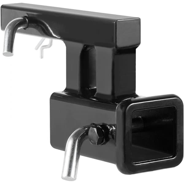 Rise-Drop Extender jatkoperävaunun vetokoukun vastaanotin 1-1/4" - 2" sovitin, kestävä ja säädettävä ratkaisu, helppo asennus