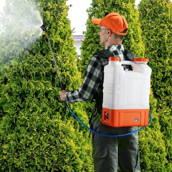 Rückensprühgerät 15 L, Gartensprayer med 0–94 PSI, ergonomisk design, justerbar spruttryck