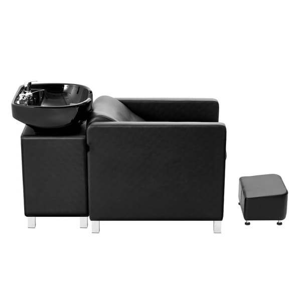 Shampoo Backwash Stolen för Salong & Spa, Hårtvättstation med Brett Fotstöd, Ergonomisk Design, Bekväm Upplevelse