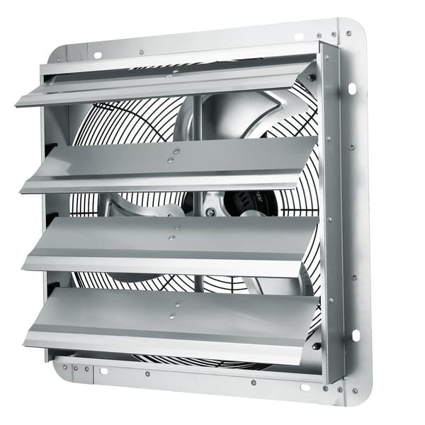 Shutter Pakotuuletin, 406 mm, Seinäasennettu, 1506 CFM, Tehokas Ilmanvaihto AC