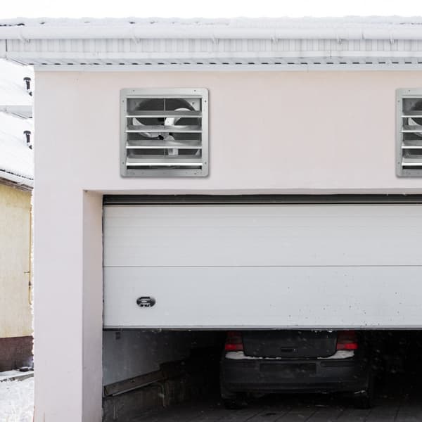 Shutter Pakotuuletin 610 mm, Seinäasennettu, 2892 CFM, Tehokas Ilmastointi, Kestävä Rakennus, Energiatehokas AC