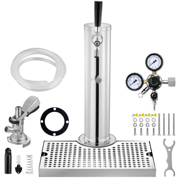 Enkel Tap Kegerator Tornsats, Kegerator Öltorn & A-System Fatskoppling