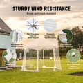 Miniatyrbillede 4 af 9: Sportstelt Instant Pop-Up, Vejrbestandigt Shelter til 4-8 Personer, Hurtig Opsætning, Pladsbesparende