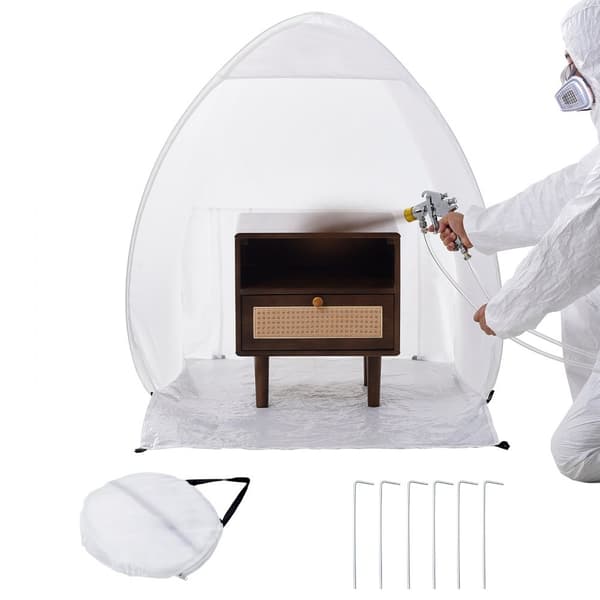 Spray Paint Shelter, Portabel Spraymålningstält, Pop Up, 40x35x40 cm, Måla Ute, Skyddad Arbetsyta