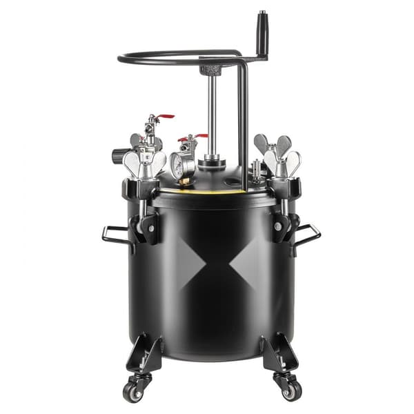 Spraymaling Trykbeholder 20L/5gal med hjul, Lækagereparationsforsegling, holdbar konstruktion, nem at transportere