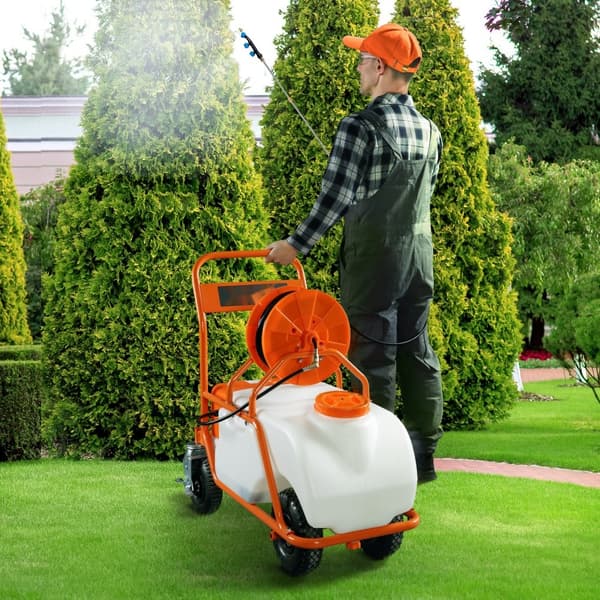 Ryggsäcksspruta 60L, Tryckspruta för trädgård, 0-90 PSI, effektiv sprutning, lättanvänd