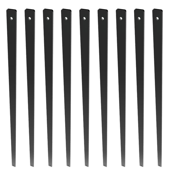Metallikaiteet portaiden 51 pakkauksessa, 29,5"x1" alumiinikarat ja ruuvit, kestävä ja tyylikäs ratkaisu