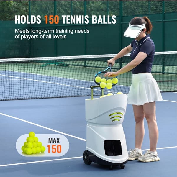 Tennisbollsmaskin, automatisk bärbar bollkastare, träningsutrustning, effektiv övning, enkel användning