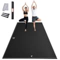 Miniatyrbild 1 av 9: Halkfri Träningsmatta för Yoga, Gym och Pilates, 12x6 ft, Extra Tjock och Anti-Slip