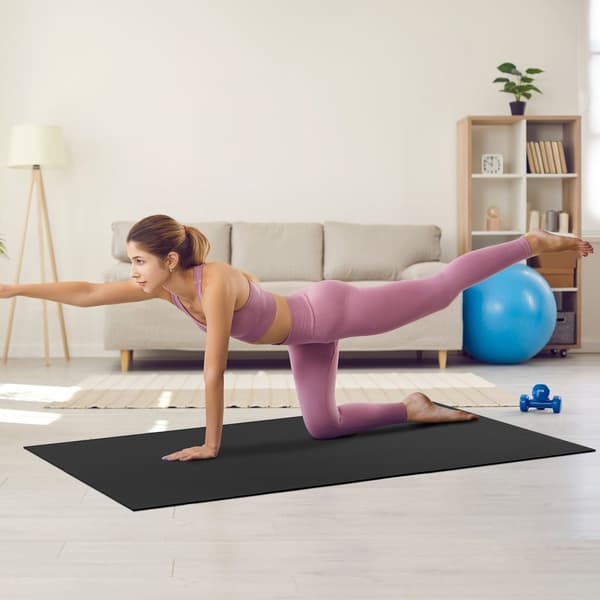Liukumaton joogamatto, 6x4 jalkaa, harjoitusmatto, gym ja fitness, Pilates-harjoituksiin, kestävä ja pitävä