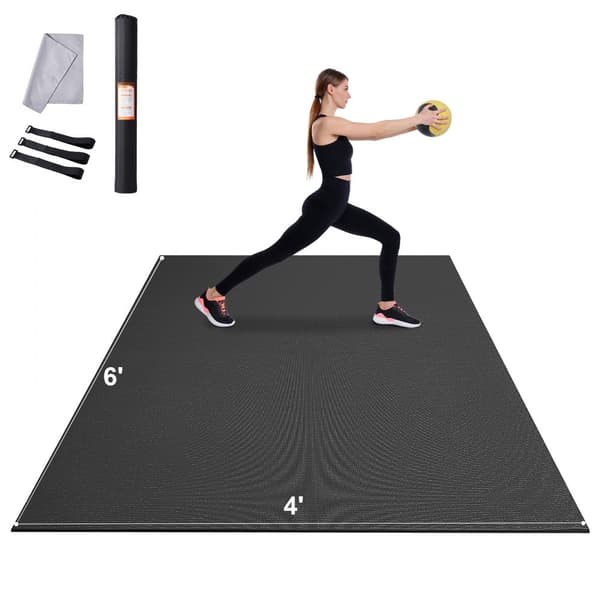Liukumaton joogamatto, 6x4 jalkaa, harjoitusmatto, gym ja fitness, Pilates-harjoituksiin, kestävä ja pitävä