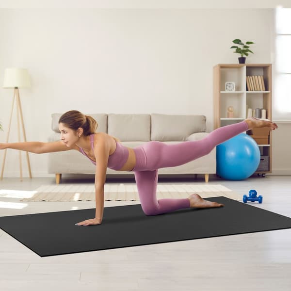 Liukumaton joogamatto, harjoitusmatto 8x5ft, Gym Fitness ja Pilates -harjoitukset, kestävä ja käytännöllinen