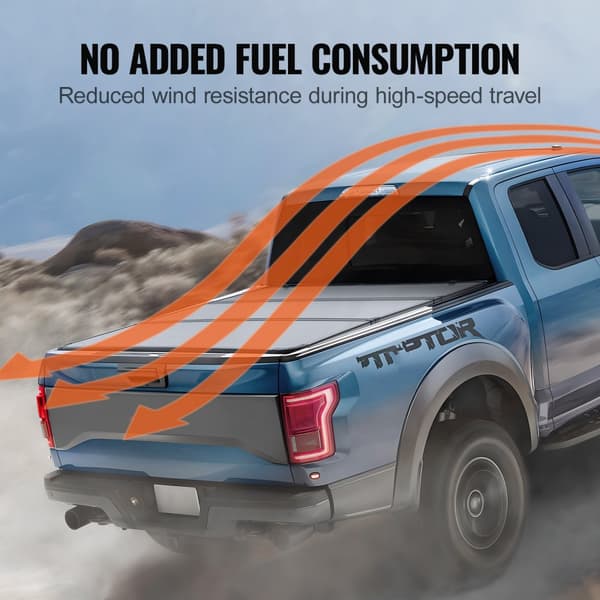 Tri-Fold Tonneau -kuorma-auton sängynpäällinen 2015-2024 Ford F-150, LED-valo, kestävä rakenne, helppo asentaa