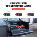 Miniatyrbillede 2 af 9: Tri-Fold Tonneau Cover til Toyota Tacoma 2016-2023, Truck Bed Cover, Holdbar, Vandtæt, Nem Installation