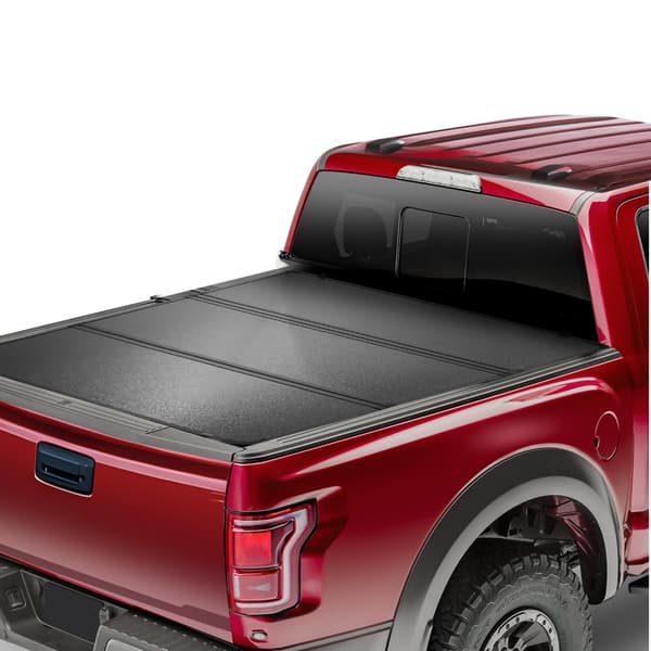Tri-Fold Tonneau Truck Bed Cover til 19-24 Chevy Silverado & GMC Sierra 1500, vandtæt, robust design, nem installation