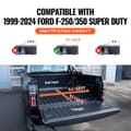 Miniatyrbillede 2 af 9: Tri-Fold Tonneau Truck Bed Cover til Ford F-250 F-350 Super Duty 1999-2024, vandtæt, let at installere, holdbar kvalitet