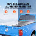 Miniatyrbillede 4 af 9: Truck Bed Cover, Rulle Tonneau Cover, Kompatibel med Dodge Ram 1500 (2002-2018), 2500 3500 (2003-2024), Classic (2019-2024), til 6,4' seng