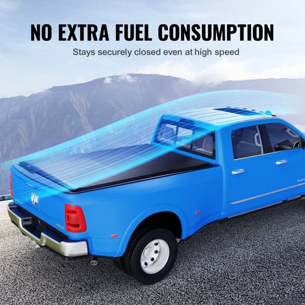 Truck Bed Cover, Rulle Tonneau Cover, Kompatibel med Dodge Ram 1500 (2002-2018), 2500 3500 (2003-2024), Classic (2019-2024), til 6,4' seng
