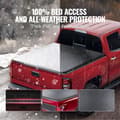 Miniatyrbillede 4 af 9: Truck Bed Cover, Rul-Op Tonneau Dække, Kompatibel med 2014-2024 Chevy Silverado / GMC Sierra 1500, til 6,6 x 5,2 fod / 6,6 x 5,3 fod