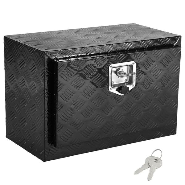 Alumiininen työkalulaatikko 24"x12"x14", perävaunumatkailuautoille, kestävä säilytysratkaisu, kätevä ja tilava