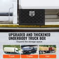 Miniatyrbillede 2 af 9: Undervogn Aluminium Lastbil Værktøjskasse 24" x 17" x 18" - Trailer RV Værktøjsopbevaring, Robust og Holdbar