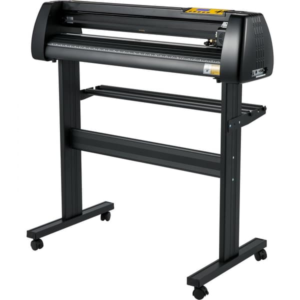 Vinyltillskärningsmaskin, 870 mm papperinmatning, snijplotterpaket, justerbar kraft och hastighet, Windows-kompatibel bordstillverkningsuppsättning