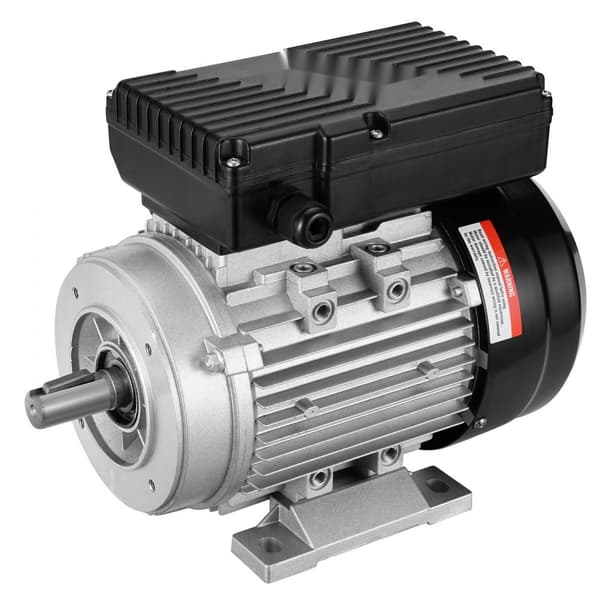 0,75KW Elmotor 2850RPM AC 220~240V 5,15A 1-faset Nøgleaksel 19mm, høj effektivitet, kompakt design