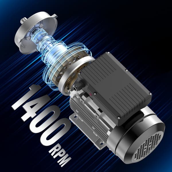 1,1KW Elmotor 1400RPM AC 220~240V 7,5A 1-faset 24mm Nøgleaksel, høj effektivitet, kompakt design, pålidelig ydeevne