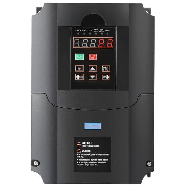 10HK VFD 3-faset 0-400Hz konverter, 7,5KW, 35Amp 220V indgang og udgang